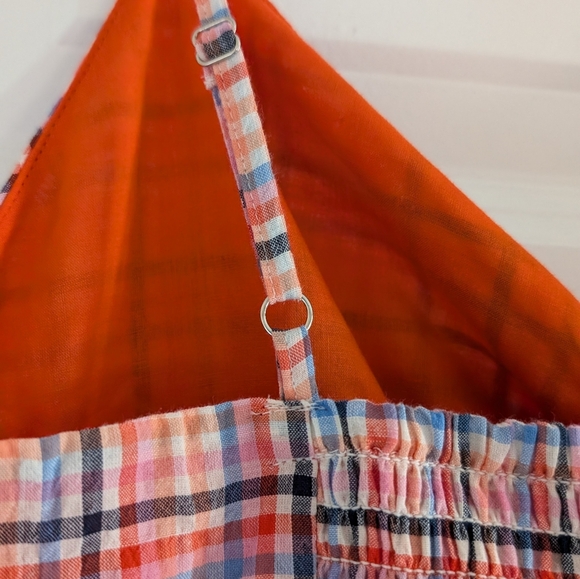 LOFT Plaid Front Tie Cami top - Picture 5 of 5